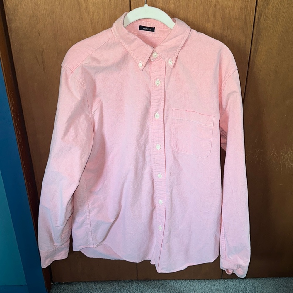 Abercrombie - Men’s - Pink - Button up Dress Shirt - Medium
